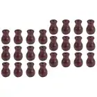 2 PCS Wooden Pendant Accessories Blind Pull Cord Ends Brown Blinds Tassel