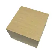18x18x12 Maple Pedestal Cube Gallery Display Sculpture Stand Collectibles Cube