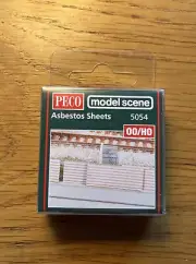 Peco Model Scene #5054 HO/OO Gauge Asbestos Sheets (x6) New In Packet