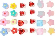 Healeved 24 Pcs Manicure Finger Splitter Gel Toe Separators Nail Gel Polish Flower Toe Separators Toe Separators for Women Decorative Toe Separators Pedicure Silica Gel Divider