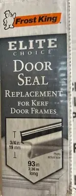 3 Pack 3/4 In x 1/2 In. X 93 In White Elite Lifetime Kerf Door Weather Seal New
