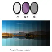 3 PCS Pro series Multi Coated HD Digital Filter Set for Canon Nikon DSLR Camera
