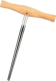 Violin Peg Hole Reamer with Wood Handle 1:30 Taper 3/4 4/4 Viola Peg Reamer T Handle Bridge Pin Reamer Easy