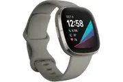 Fitbit Sense Advanced Health Watch with EDA and Stress Management Tools, Temperature Tracking and Heart Health Insights- Sage Grey/Silver