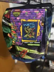 nickelodeon teenage mutant ninja turtles Turtle time. Silky Soft Throw 46inx60in