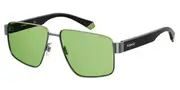 Polaroid PLD 6121/S SMF/UC Men's Sunglasses Grey Size 58