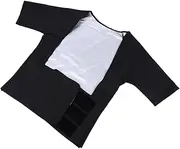 [SAFIGLE] 1pc Body Fitness Shaper Vest for Women Muscle Compression Shirt with Excellent Elasticity for and Flat Abdomen During Workouts Upgraded Sleeve Design Black