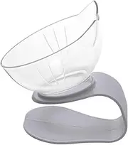BESPORTBLE Single Bowl Cat Bowl Cat Food Bowl Cat Food Bowls Kitten Feeder Bowl Raised Pet Bowls Pet Food Bowl Feeding Bowl Cat Feeder Neck Cat Bowls Cervical Spine Protective Bowl White
