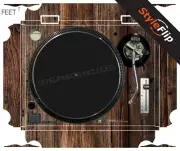 Technics SL-1210 MK2 Skin | Wood 3 | Protective Decal | StyleFlip Skins