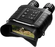 Night Vision Binoculars 4X Digital IR Night Vision Scope with 500m Full Dark Distance Camera Video Modes 32GB TF Card Included BBZY