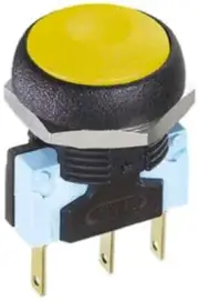 APEM Double Pole Double Throw Momentary Push Button Switch Panel Mount, 250V ac