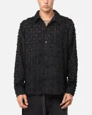 [XXIII] Xxiii Hedge Maze Over Shirt Black - Size L L Black