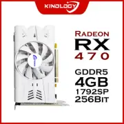 Graphics Cards AMD Radeon RX470 4G GDDR5 256Bit Video Card HDMI+DP+DVI for Deskt