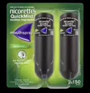 Nicorette Quickmist Mouthspray Fresh mint 1mg Spray - 2 Pack