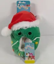 Original Squishmallows Carol The Christmas Tree Size 11-12 Kids Slippers New