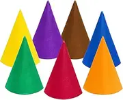7 Packs Christmas Gnome Hats, Felt Cone Dwarf Hats for Unisex Adults Teens Elf Hats for Halloween Party Supplies, 7 Colors, Multicolor, One Size