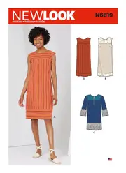 New Look Sewing Pattern N6619 6619 Misses' Dresses
