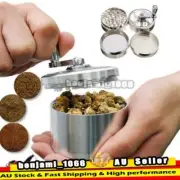 4-Layer Herb Tobacco Grinder Hand Muller Smoke Crusher Spice Metal Zinc Alloy