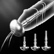 Urethral Stretching Penis Dilator Hollow Plug Stainless Steel For-Male-Stimulate