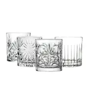 RCR Crystal Mixology Bicchieri DOF Tumbler Mixed Set of 4