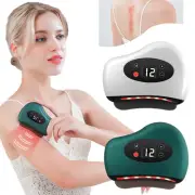 Mini USB Electric GuaSha Massager Hot Stone Vibration Scraping Face 42° Heating
