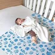 MooMoo Baby Waterproof Potty Training Pad Reusable Underpads Nighttime Mattress Protector Sheet Leakproof Pee Pad for Bedwetting