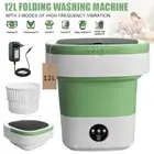 Portable Washing Machine Mini Washer Foldable Washer and Spin Dryer Travel 12L