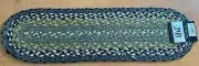Braided Rug Oval Stair Tread Fabric Jute Material by IHF Home Decor - 8" x 28"
