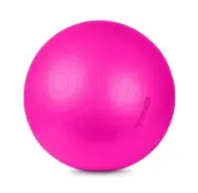 TKO Anti-Burst Stability Fitness Exercise Ball with Hand Pump, Hot Pink, 55 cm