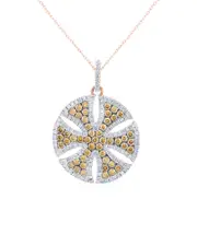 Diana M. Fine Jewelry 14K 1.18 ct. tw. Diamond Necklace