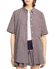 Sandro Oversized Check Shirt