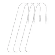 4Pcs Large Bead Needle Big Eye Beading Needle Metal Sewing Needle