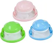 BESPORTBLE Mesh Filter Bag for Washing Machine 3pcs Lint Catcher Fabric Shaver Reusable Random Color