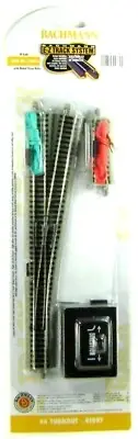 Bachmann 44860 N E-Z TRACK REMOTE #6 TURNOUT RIGHT NS Gray Train Switch EZ New I