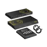 4K@60Hz HDMI KVM Switch USB 3.0 2 Monitors 2 Computers EDID Emulators,Dual Mo...