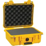 Pelican 1400 Case - Yellow with Foam