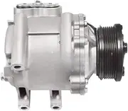 GHFA TRSA12 AC Compressor Compatible for Chevrolet Trailblazer 2002-2009/Compatible for GMC Envoy - Replacement A/C Pump 15070473 25825339 25825341 8258253390 w/Clutch