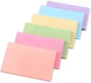 480 Sheets Sticky Notes, Large Sticky Notes Set, Pastel Sticky Notes, Adhesive Sticky Notes Tabs, Coloured A5 Sticky Notes for Stationery Office Supplies Study Essentials