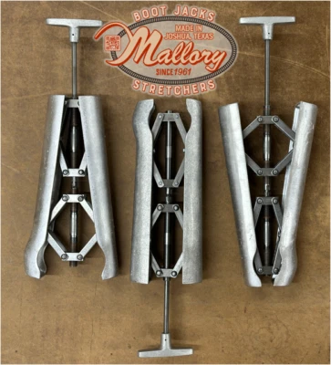 ( 1 ) Mallory Cast Aluminum Metal Boot Shaft Calf Stretcher Authentic Original