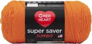 Red Heart Super Saver Jumbo Yarn-Pumpkin E302C-0254