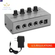 HA400 Mini Amplifier Headphone Amplifier 4 Channels Ultra-Compact Stereo Audio A