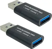Aswalling 2Pcs USB Data Blocker USB-A Data Blocker Protect Against Juice Jacking Support Safe Quick Charge Stop Data Theft