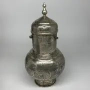 1192g,13.5"x7" Handmade Antique Pitcher Ewer Brass/Copper @Afghanistan, P153
