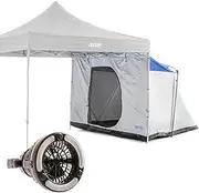 Adventure Kings Gazebo Hub Outdoor Camping Tent + 2in1 LED Camping Light & Fan