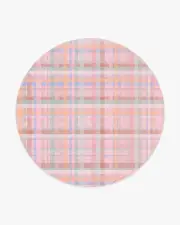 245' Round | Machine Washable Runner Rug | Kid & Pet Friendly | Indoor Rug | Cora Multicolour Pink Rug | Ruggable