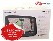 Tomtom Go 620 6" WiFi GPS Navigation System+Hands Free Calling+World Maps 4PN60