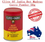 New Clive Of India Hot Madras Curry Powder 50g + Free Shipping