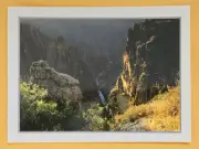 Postcard CO: Black Canyon of Gunnison National Park. Colorado