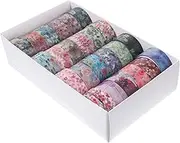 24Rolls Floral Tape Decorative Tapes for Journaling Scrapbooking and Crafting Each for and Imaginative Projects
