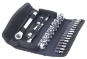 Wera Zyklop RATCHET SOCKET SET 004021 28Pcs Imperial, 1/4" Square Drive
